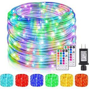 99ft LED Rope Lights Outdoor Indoor Waterproof 18 Color Changing with Remote